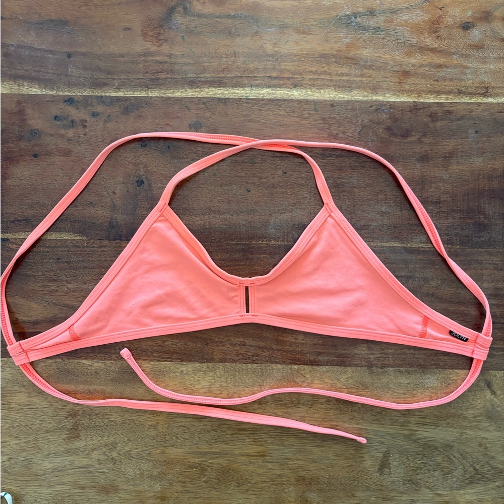 Jolyn Clothing Neon Coral Bikini Top